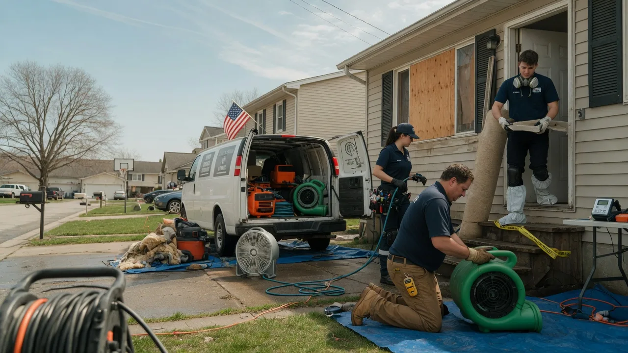 Water Damage Restoration in Cement, OK near me